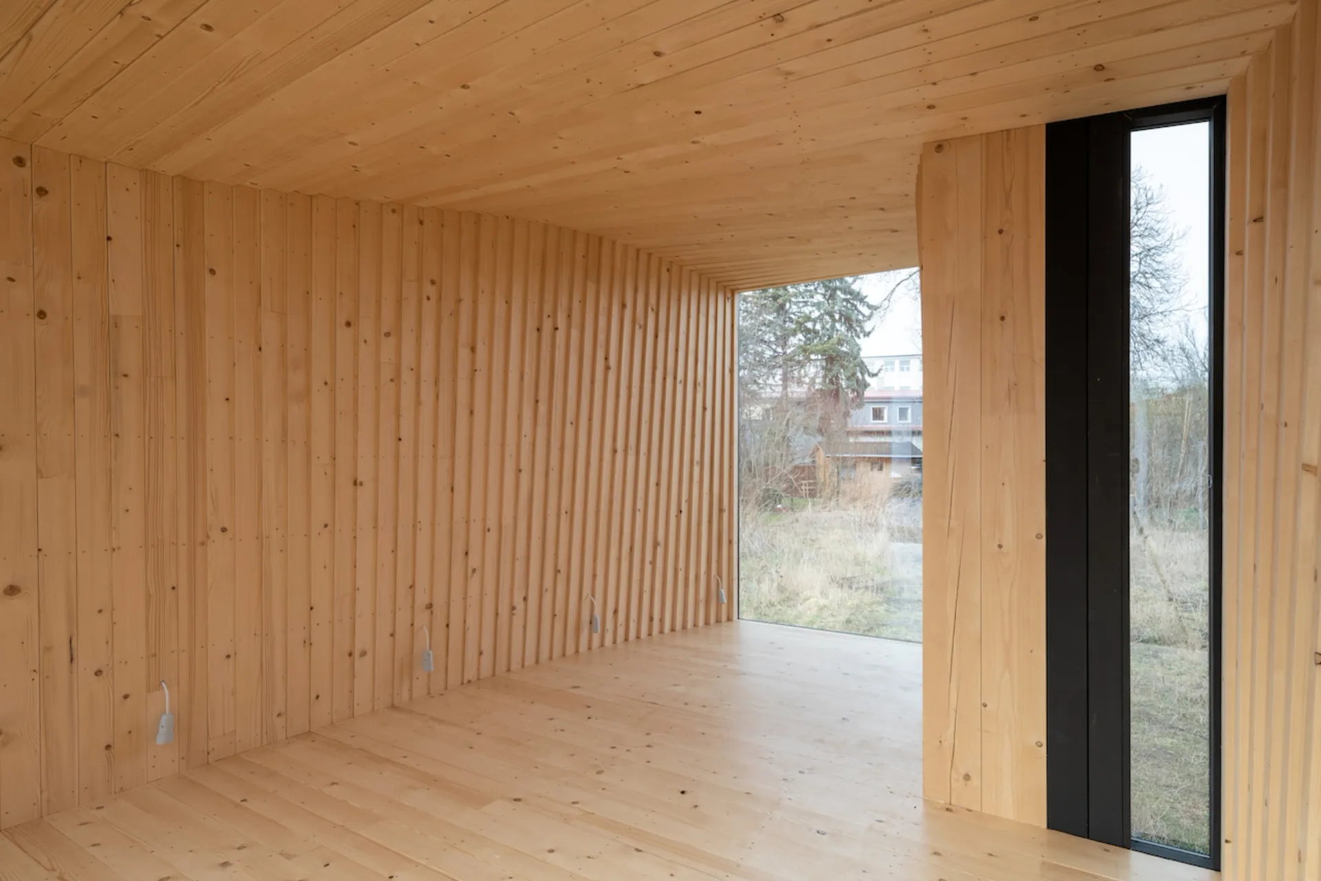 Timber Prototype House Innenraum Rückseite